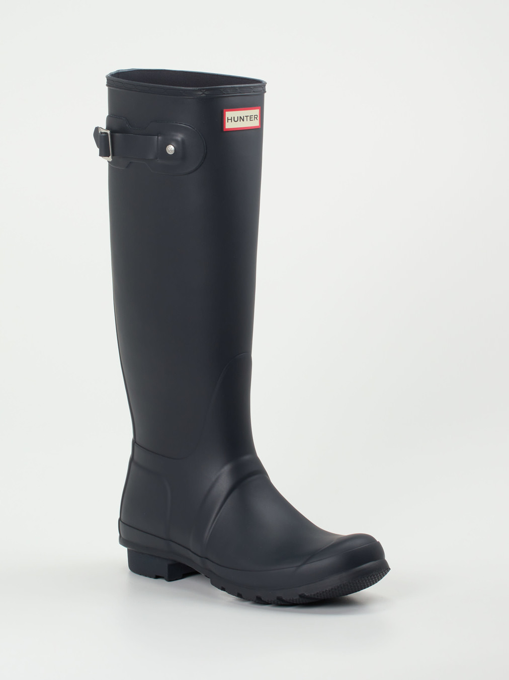 Hunter – Gummistiefel aus Gummi in Navyblau