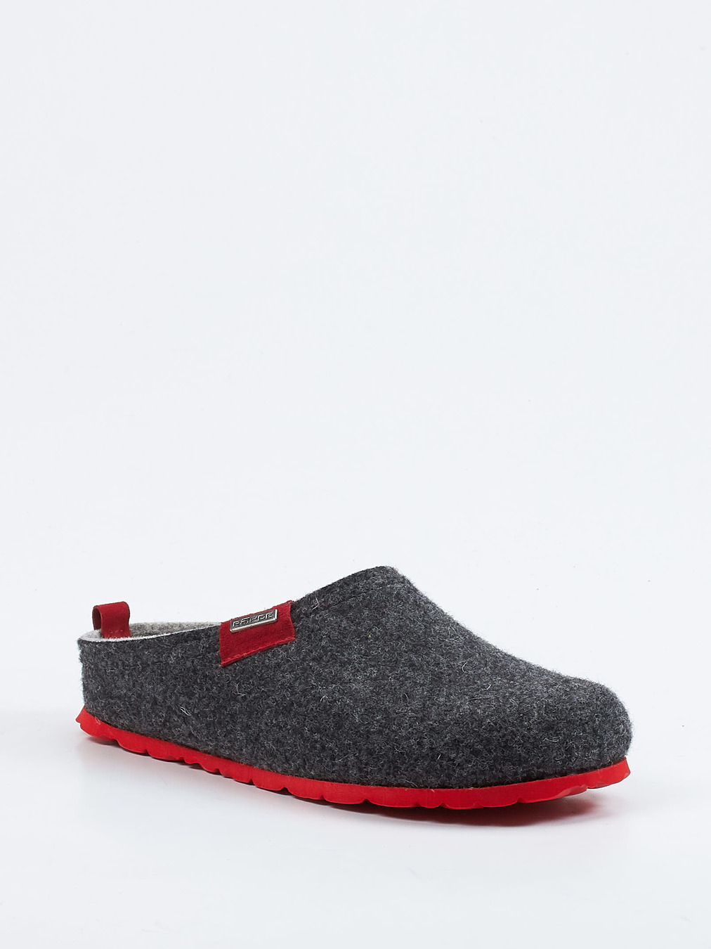 Rohde – Pantoffeln aus Wollfilz in Anthrazitgrau