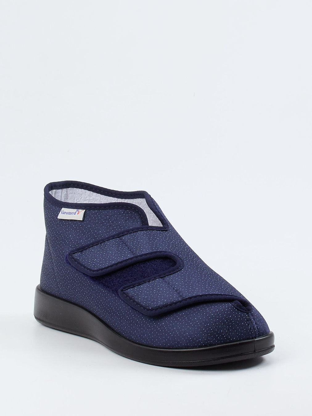 Varomed – Therapieschuh aus Textil in Dunkelblau