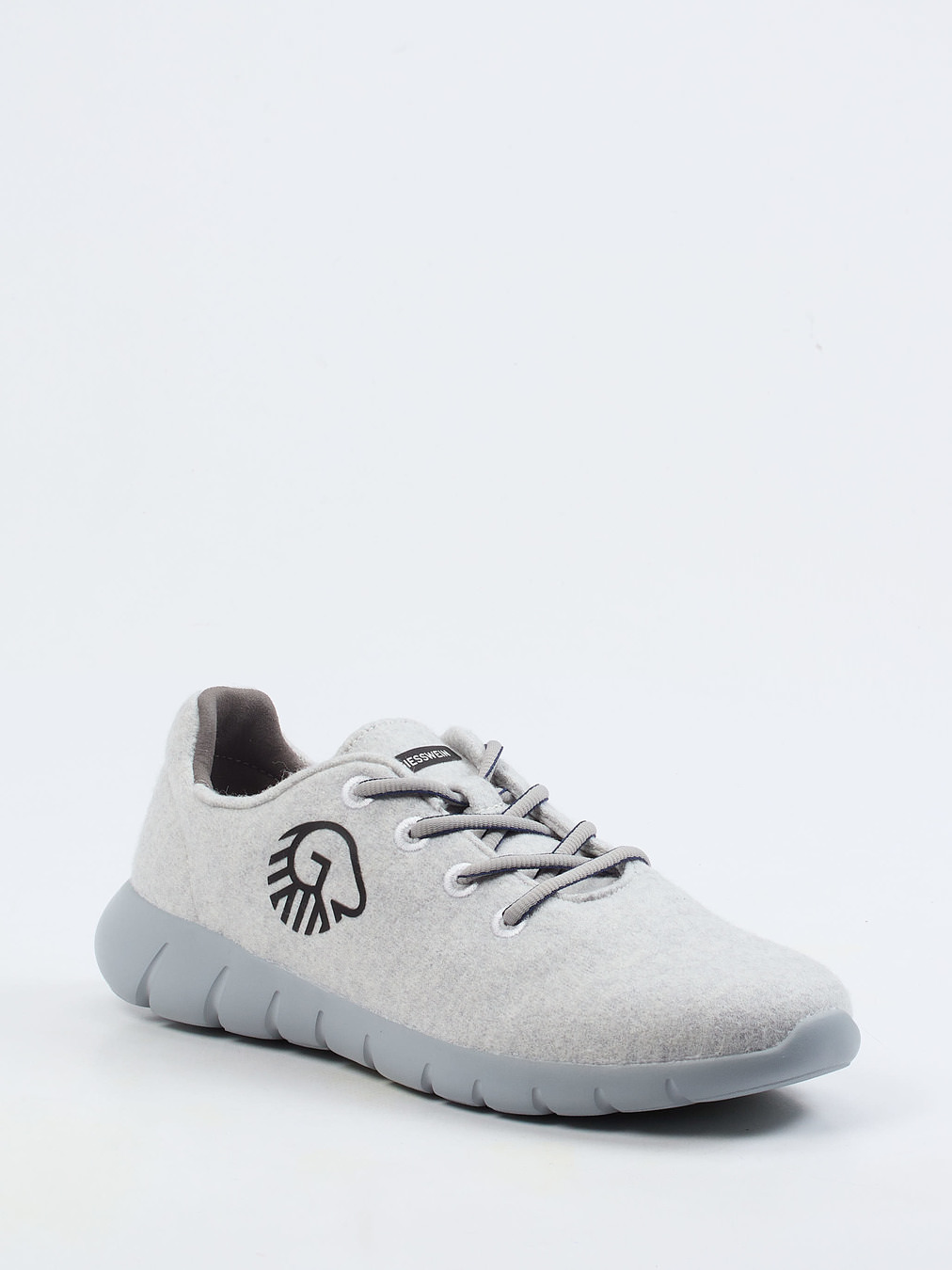 Giesswein – Sneaker aus Wollfilz in Hellgrau