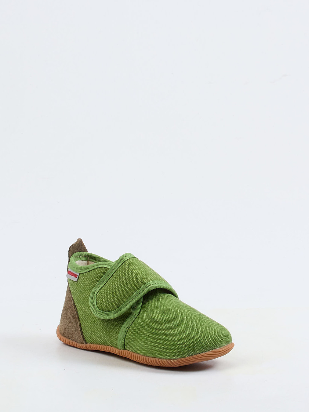 Giesswein – Kinder-Hausschuhe aus Textil in Grün