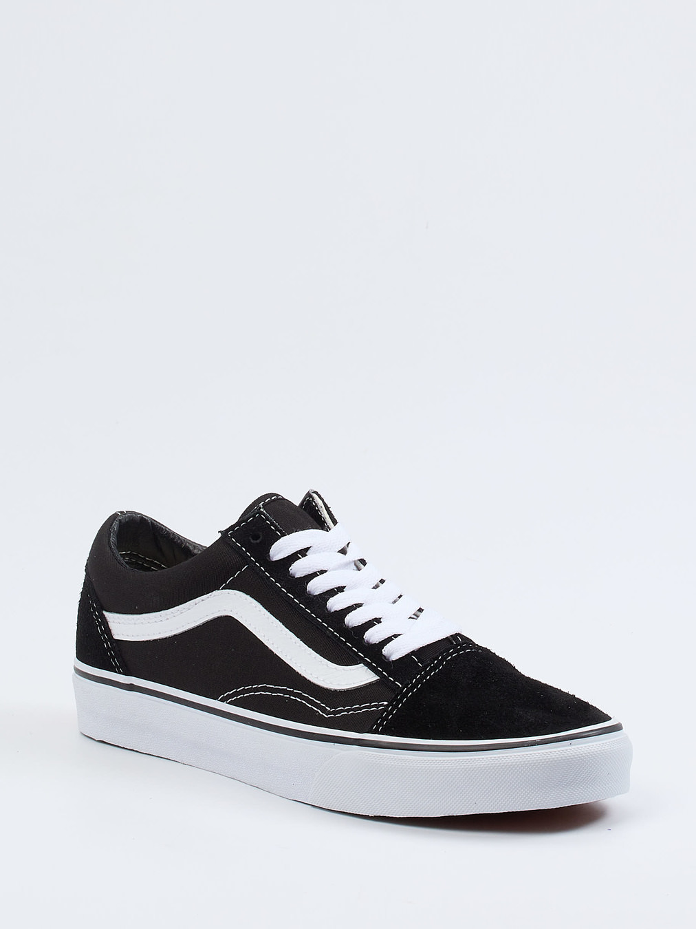 Vans – Sneaker aus Synthetik mit Wildlederstruktur schwarz