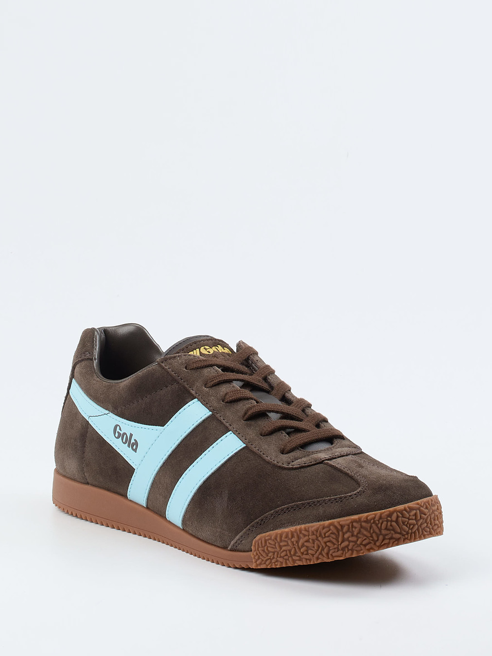 Gola – Retro-Sneaker aus Veloursleder braun