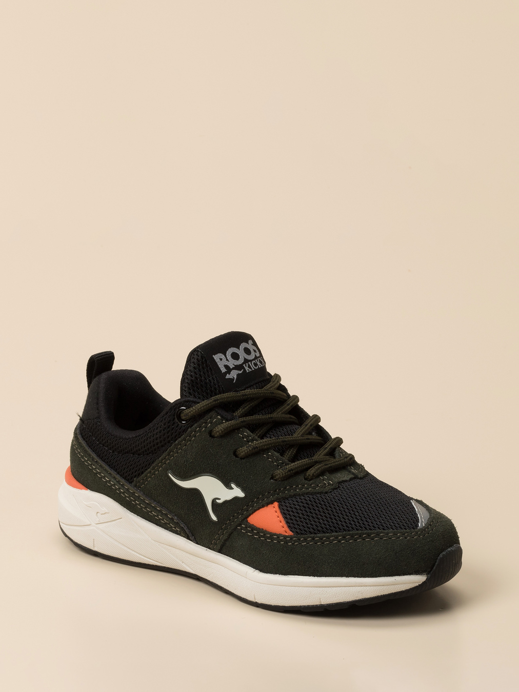 ROOS KICKX – Kinder-Sneaker aus Textil in Olivgrün