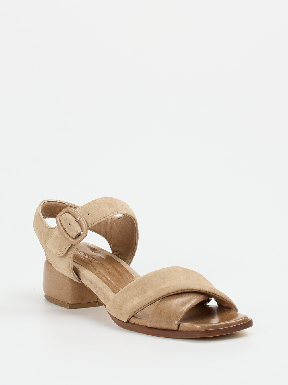 Konstantin Starke – Sandalen aus Veloursleder beige