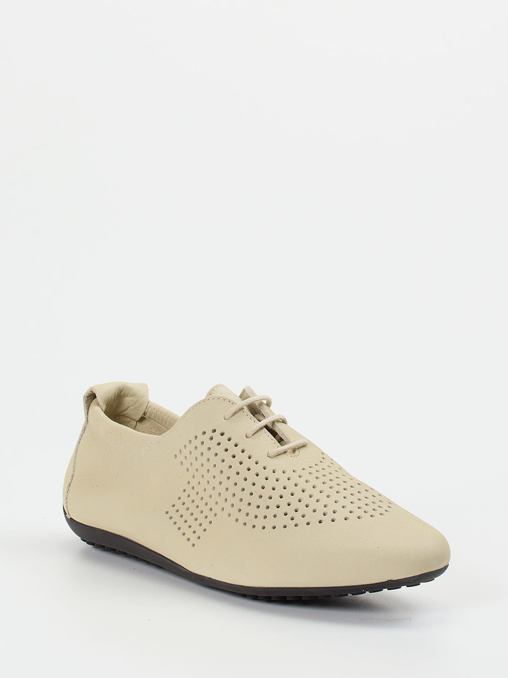 Arche – Schnürschuh aus Nubukleder in Beige