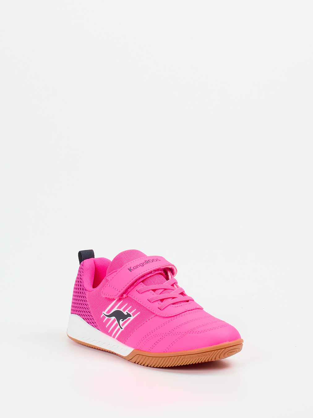 Kangaroos – Kinder-Sneaker aus Synthetik in Neonpink