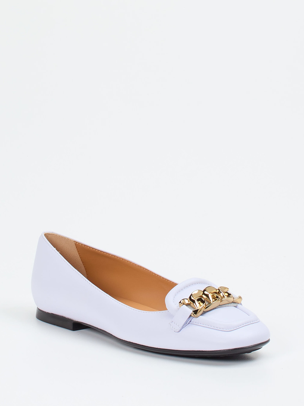 Tod's – Loafer aus Lammleder in Lavendel