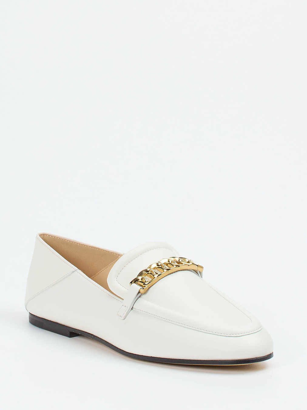 Tod's – Loafer aus Lammleder in Off-White