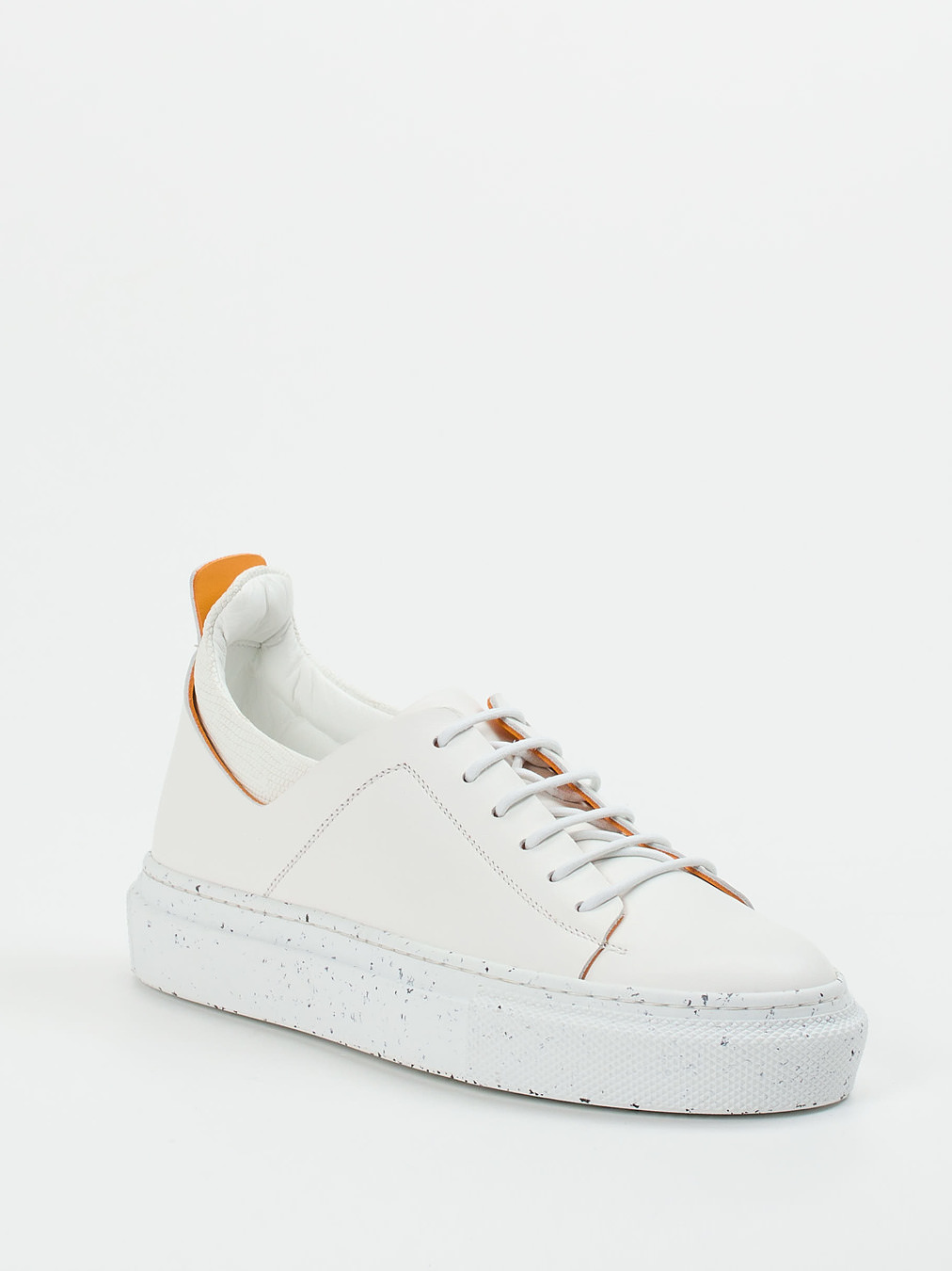 Pantanetti – Sneaker aus Kalbleder mit Farbdetails