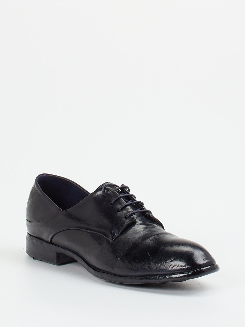 Lemargo – Derby-Schnürschuh aus Kalbleder Blau