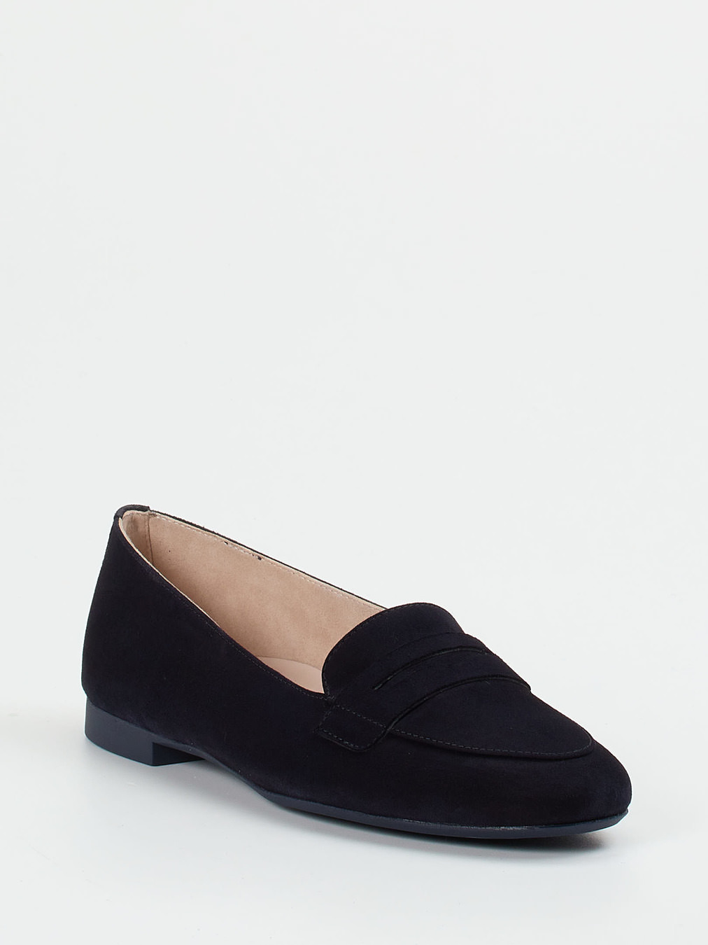 Paul Green – Loafer aus Veloursleder dunkelblau