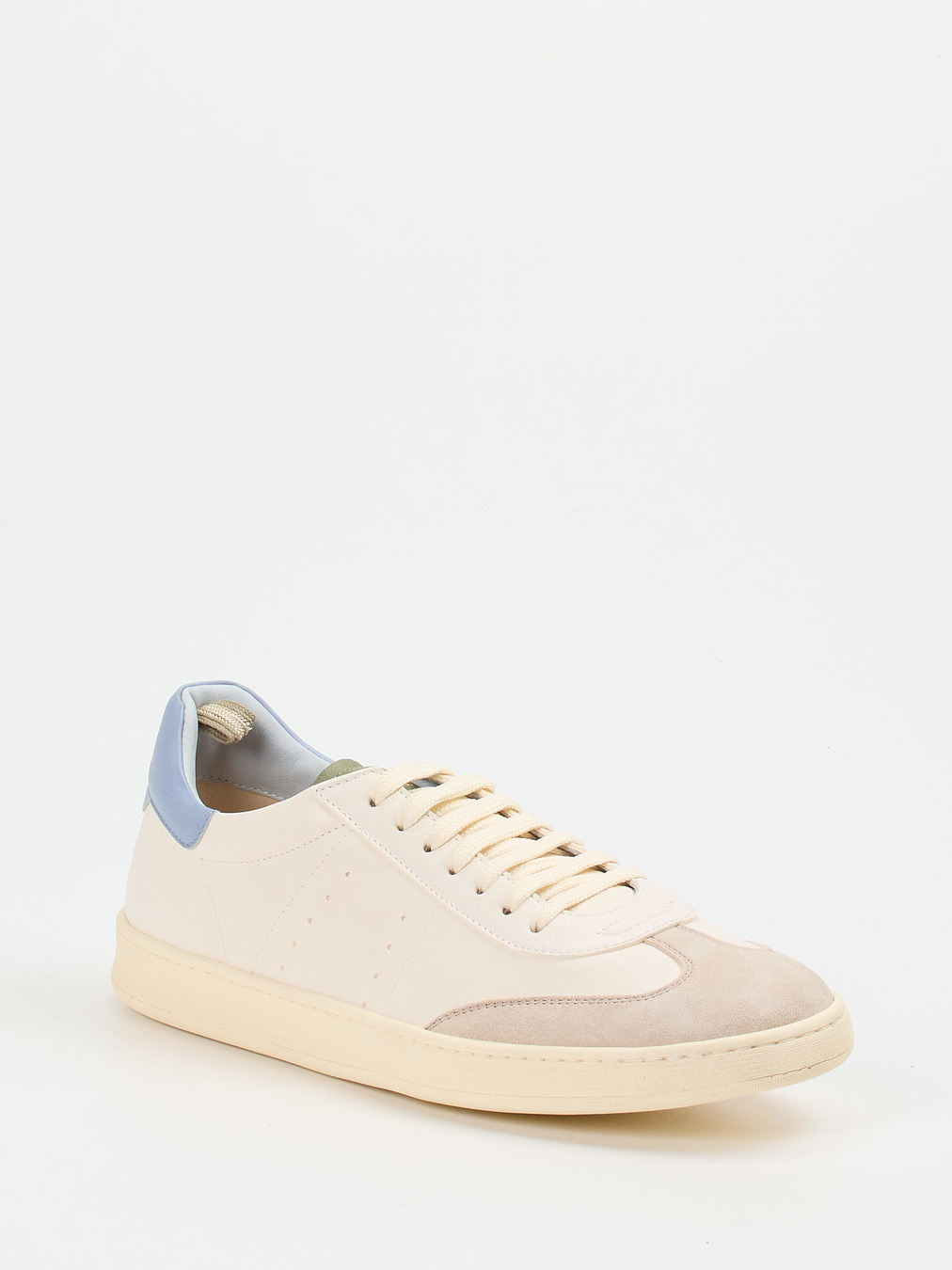 Officine Creative – Sneaker aus Kalbleder Cremeweiß