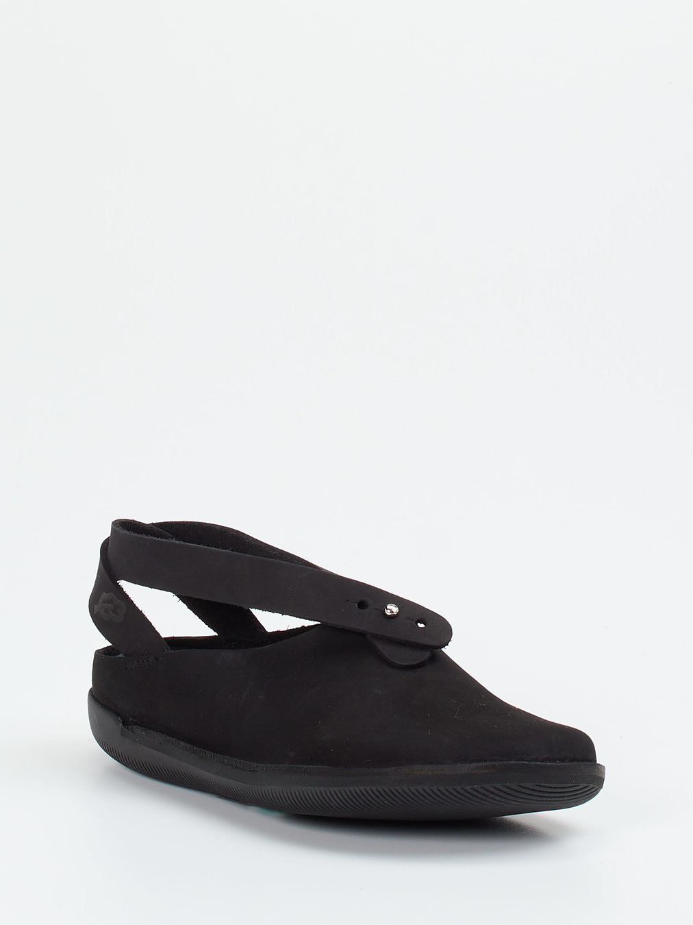 Loints of Holland – Slingback-Clogs aus Nubukleder schwarz