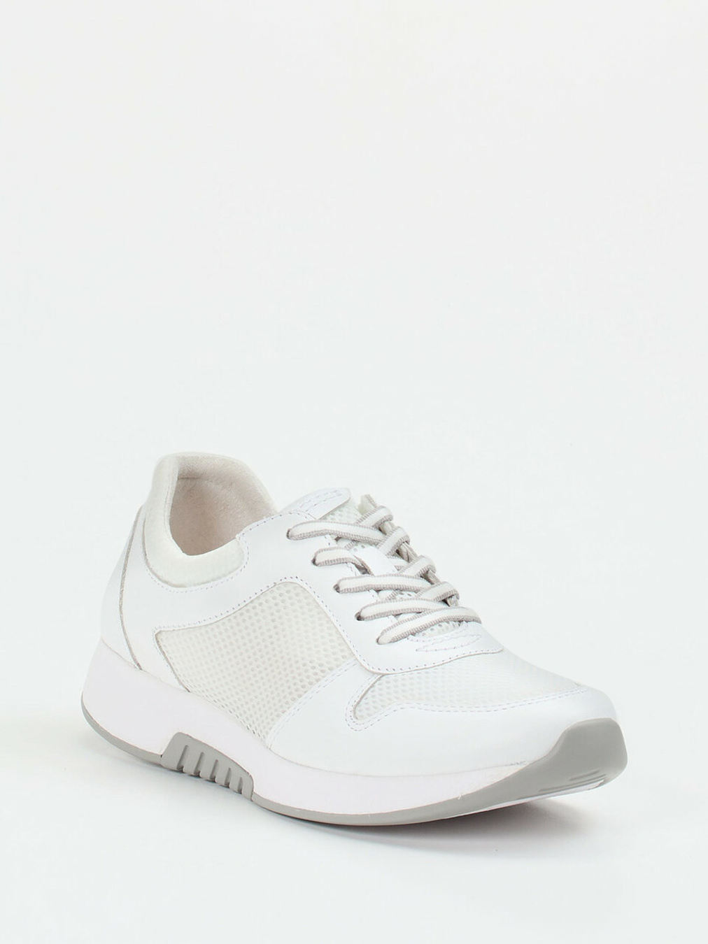 Gabor Comfort – Sneaker aus Kalbleder Offwhite