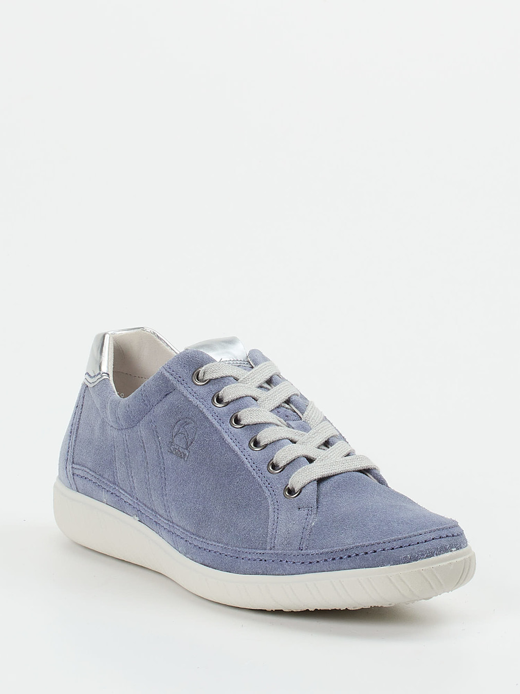 Gabor Comfort – Sneaker aus Veloursleder jeansblau