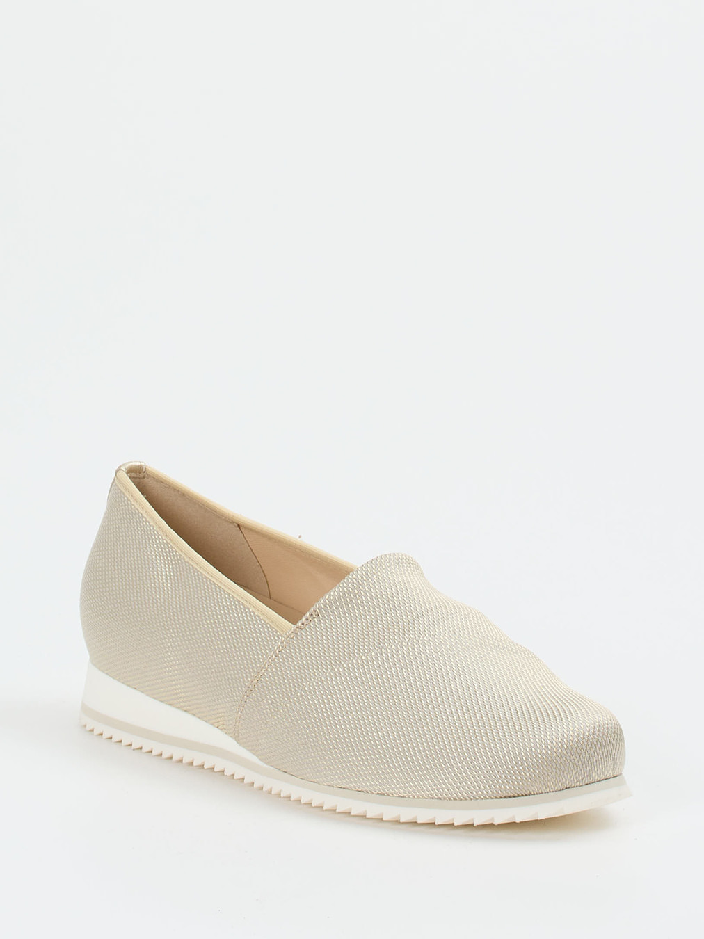 Hassia – Komfort-Slipper aus Textil beige