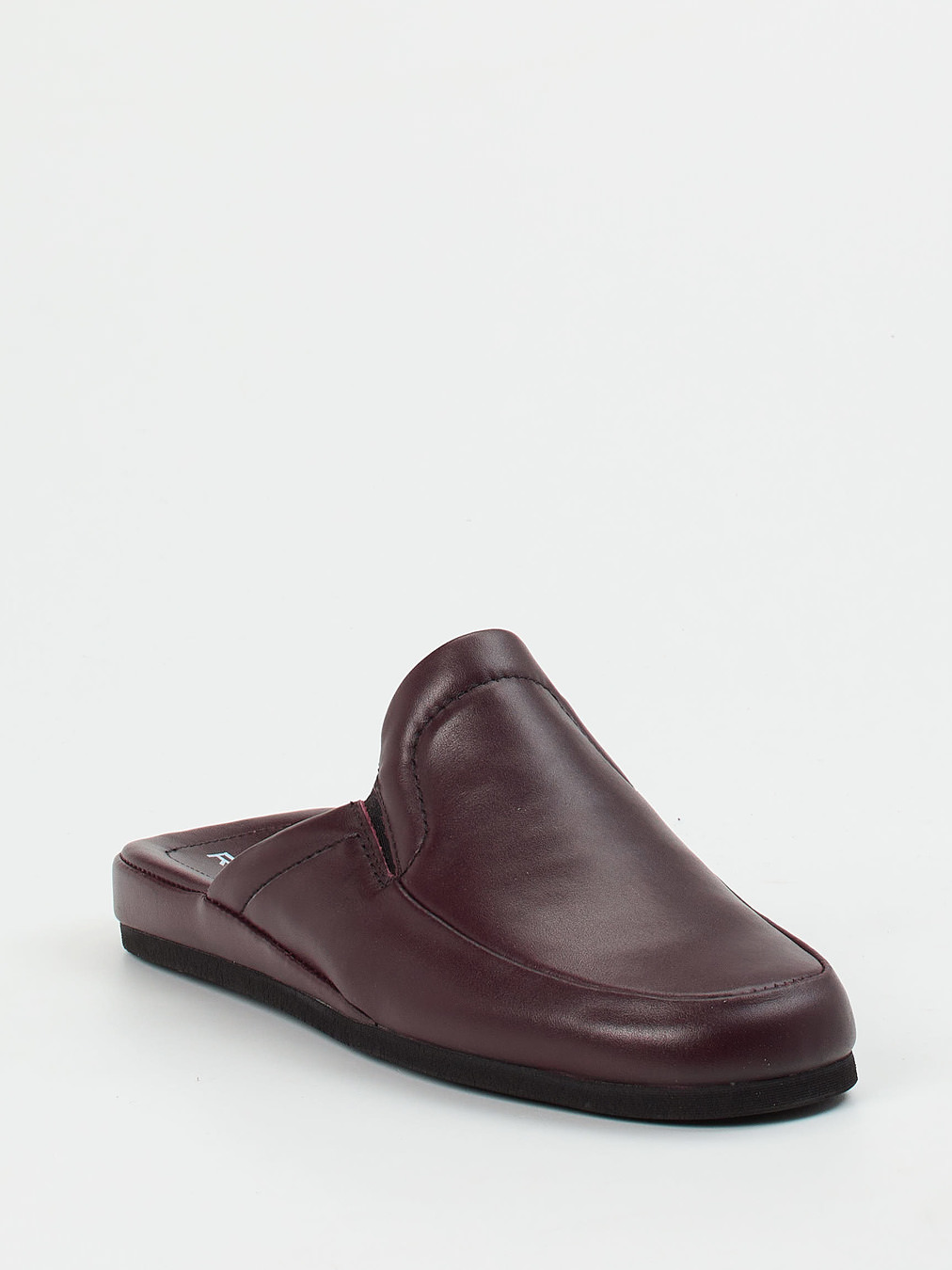 Rohde – Leder-Pantolette aus Kalbleder bordeauxrot