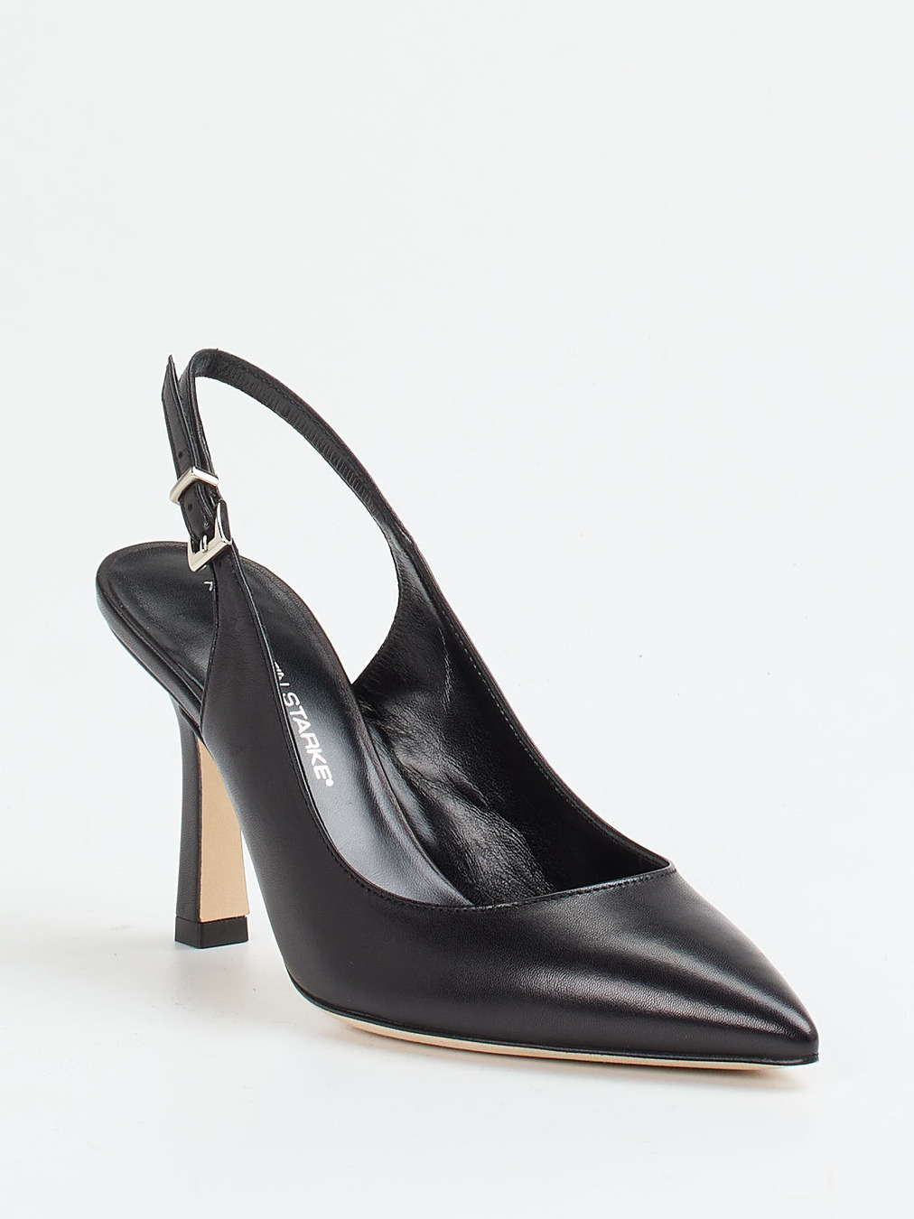 Konstantin Starke – Slingback-Pumps aus Lammleder Schwarz