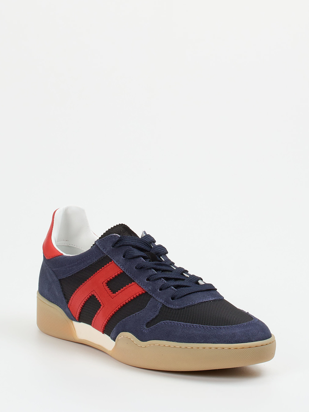 Hogan – Retro-Sneaker aus Veloursleder Dunkelblau