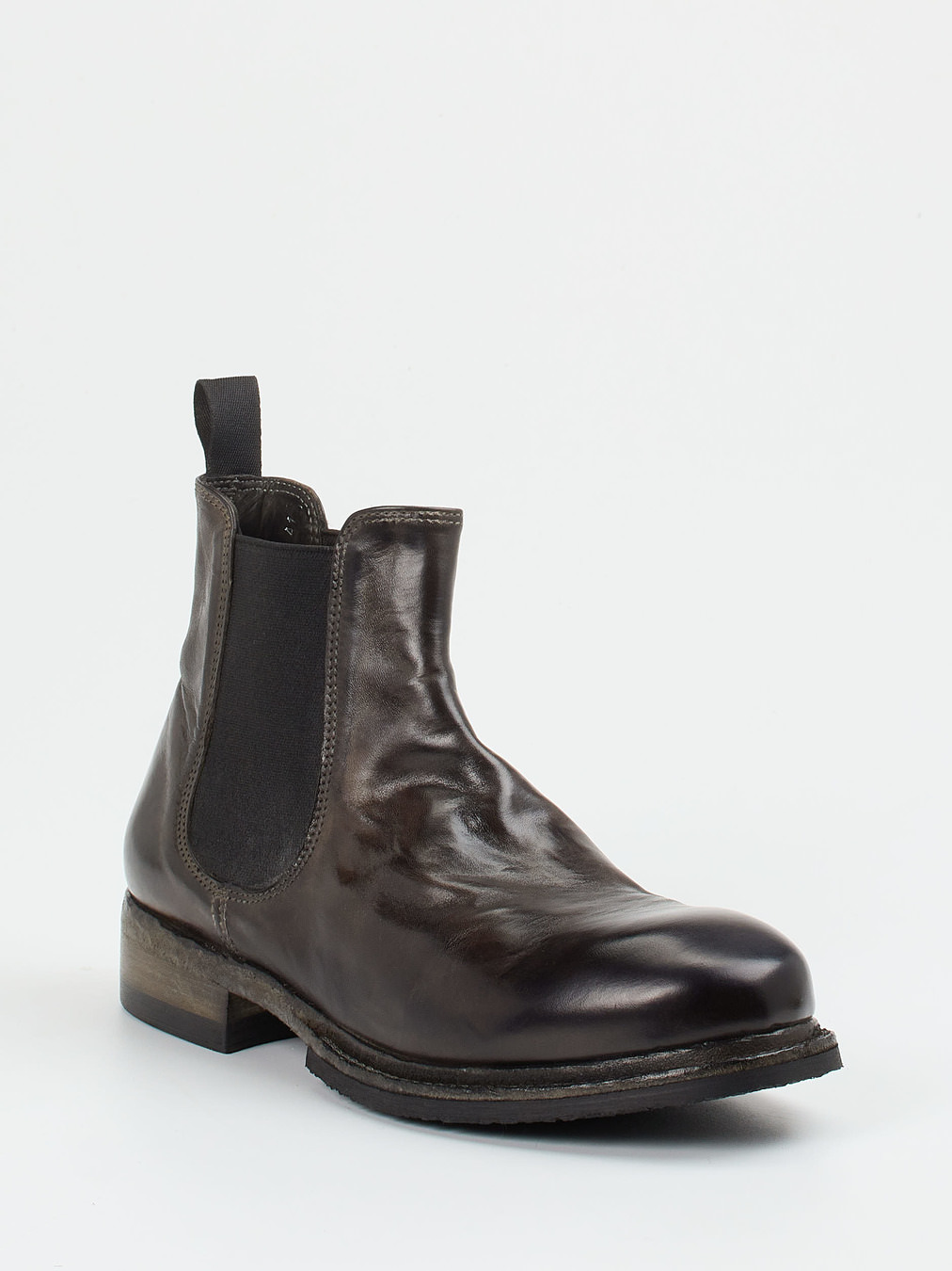 Shoto – Chelsea Boots aus Pferdeleder in Dunkelgrau