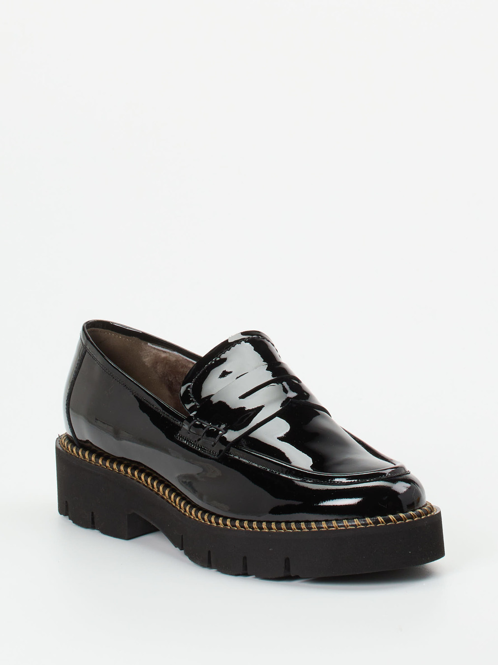 Mannori – Loafer aus Lackleder in Schwarz