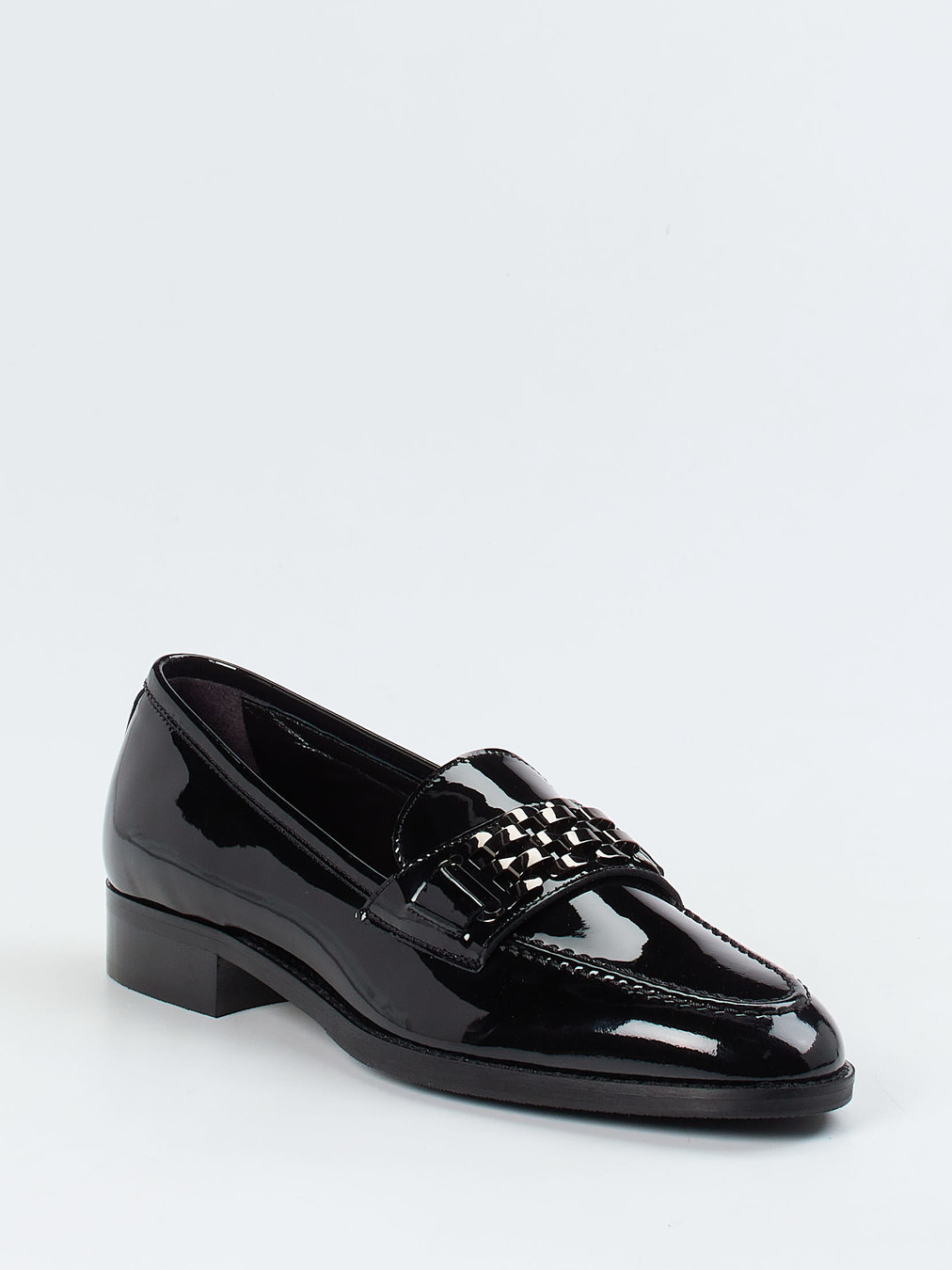 Mannori – Loafer aus Lackleder in Schwarz