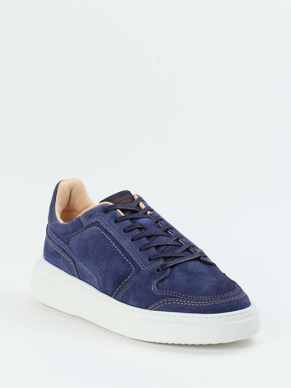 Konstantin Starke – Sneaker aus Veloursleder Dunkelblau