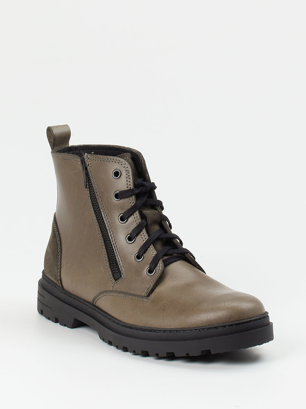 Ralph Harrison Country – Schnürboots aus Fettleder steingrau