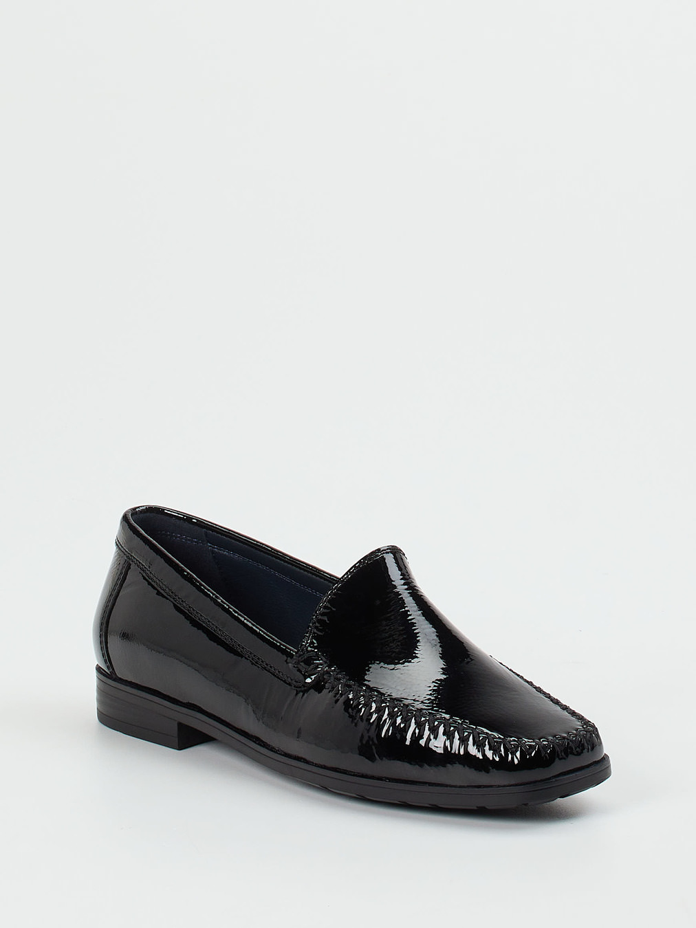 Sioux – Loafer aus Lackleder in Schwarz