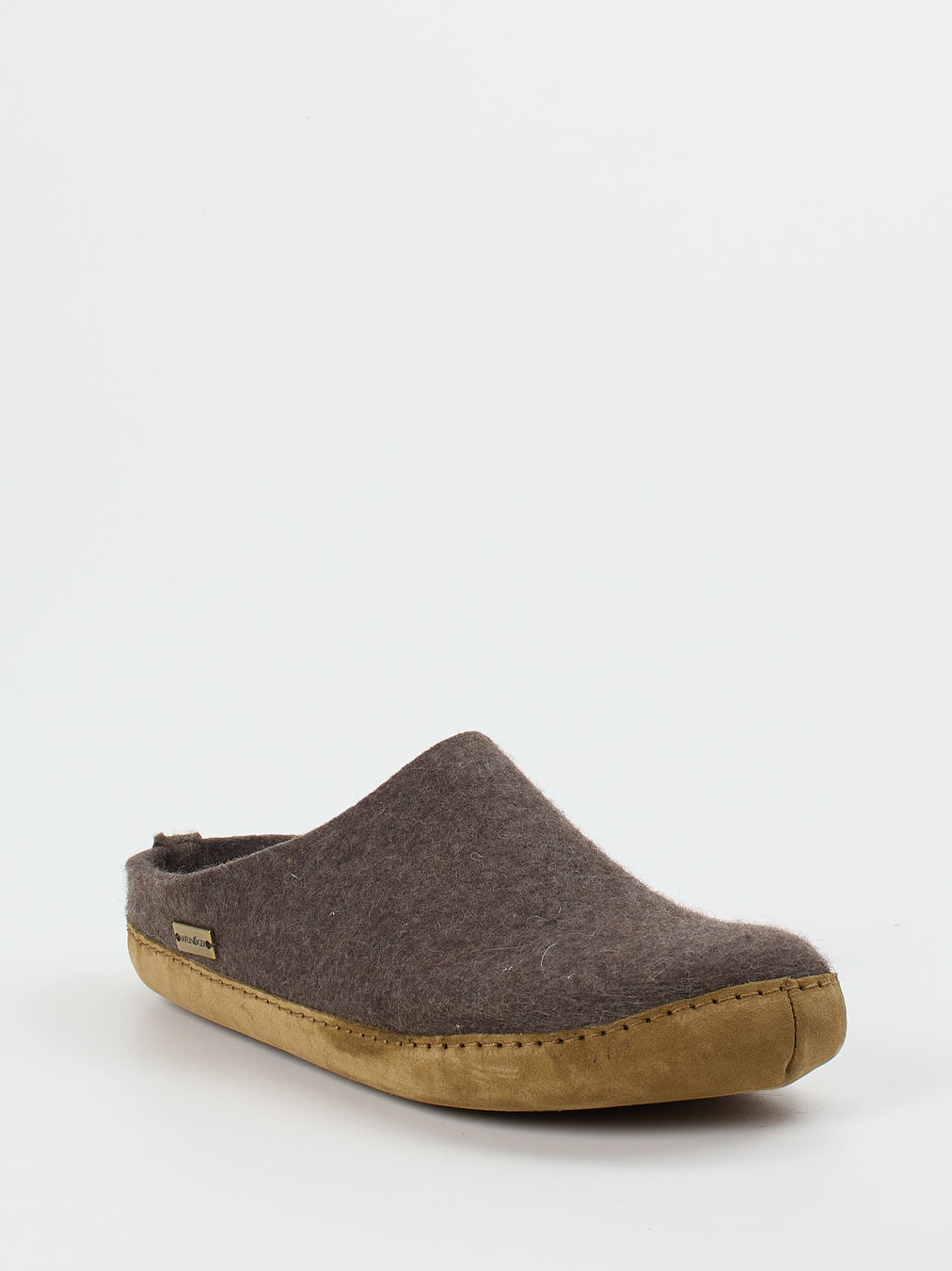 Haflinger – Filzpantoffeln aus Schurwolle Braun