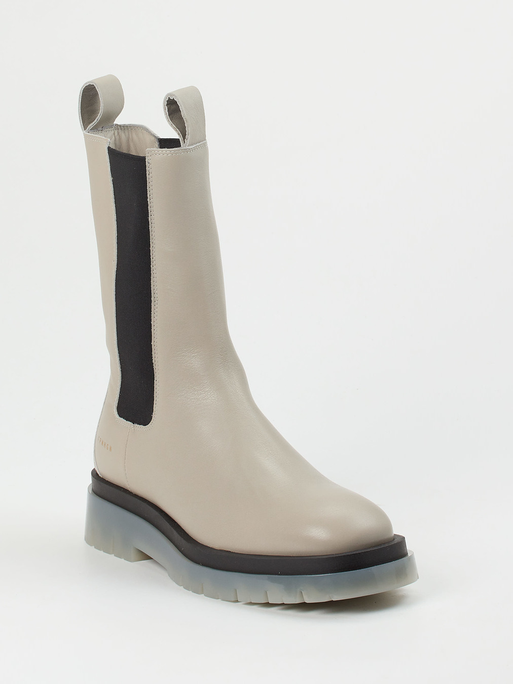 Copenhagen – Chelsea Boots aus Kalbleder Sandgrau
