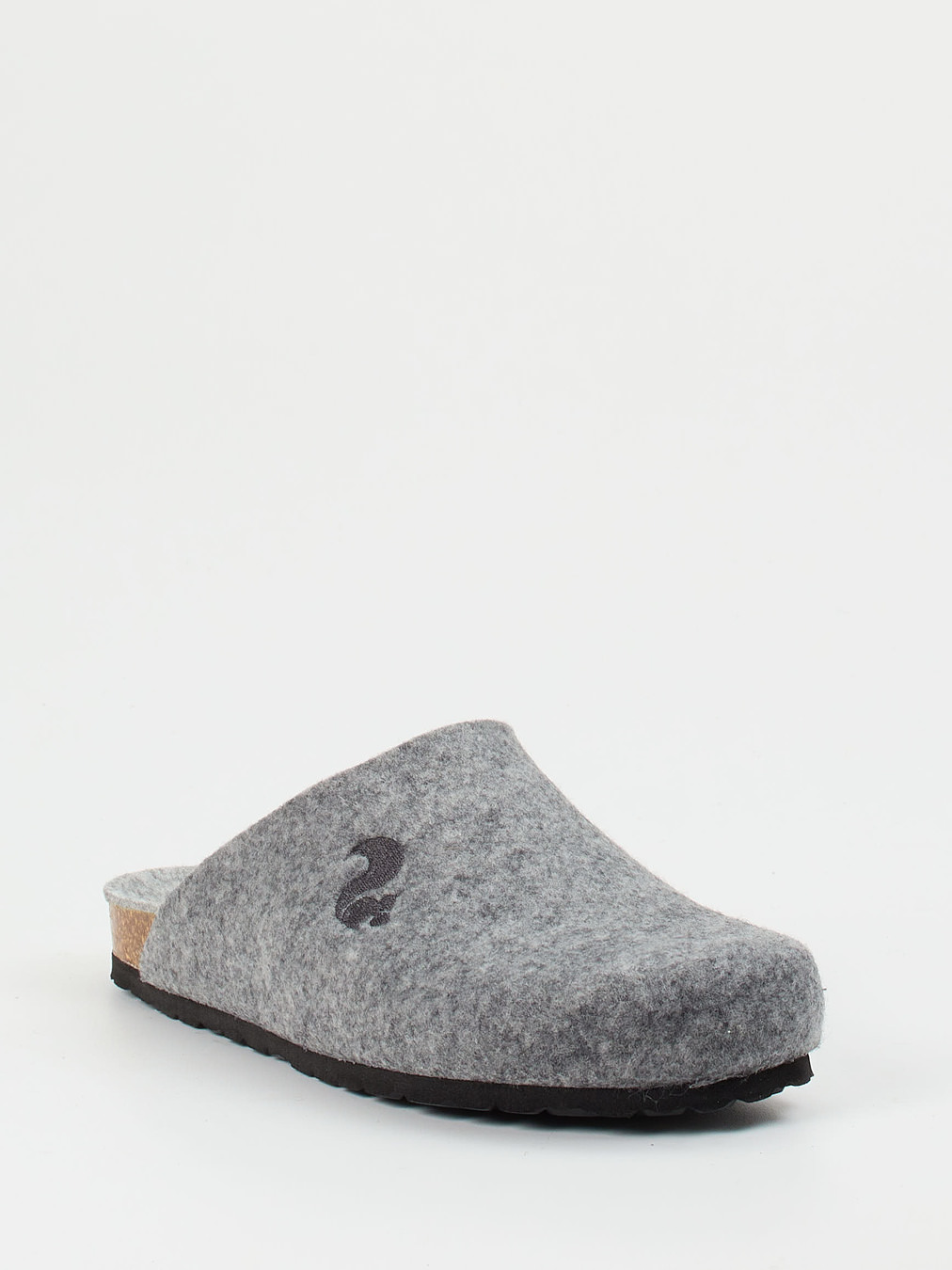 Thies – Filzpantoffeln aus Wollmix in Grau