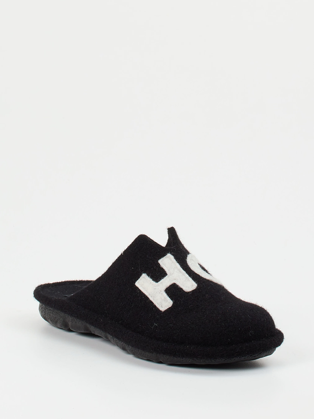 Westland – Filzpantoffeln aus Filz in Schwarz