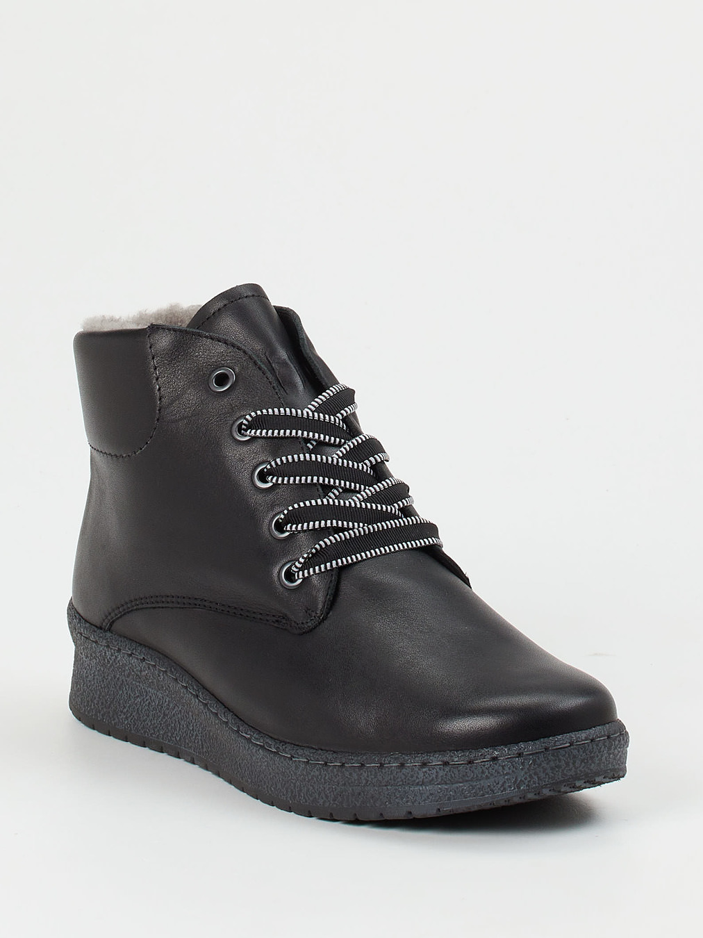 Semler – Stiefeletten aus Kalbleder in Schwarz