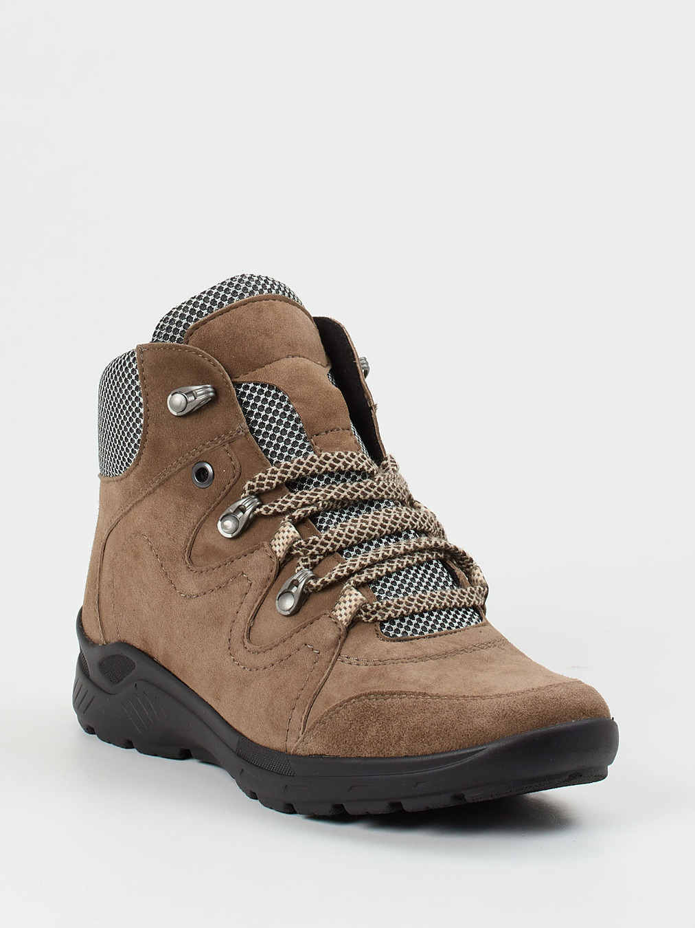 Semler – Wanderboots aus Veloursleder mittelbraun