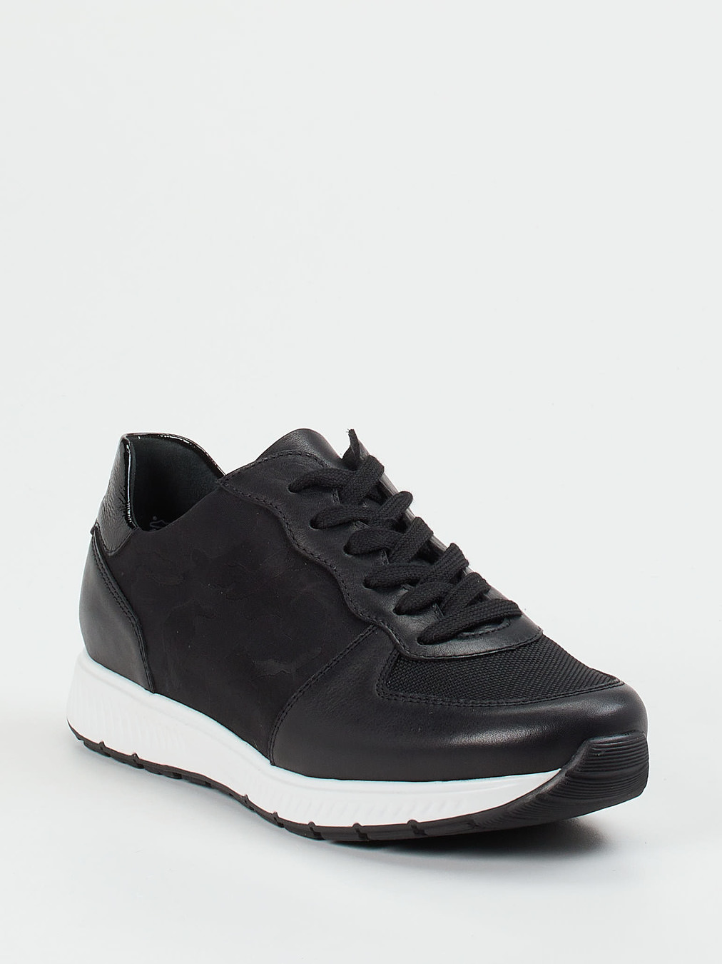 Semler – Komfort-Sneaker aus Kalbleder schwarz