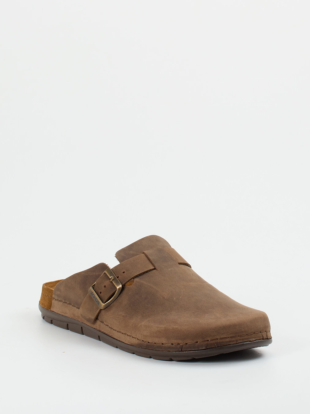 Rohde – Clogs aus Kalbleder in Mittelbraun