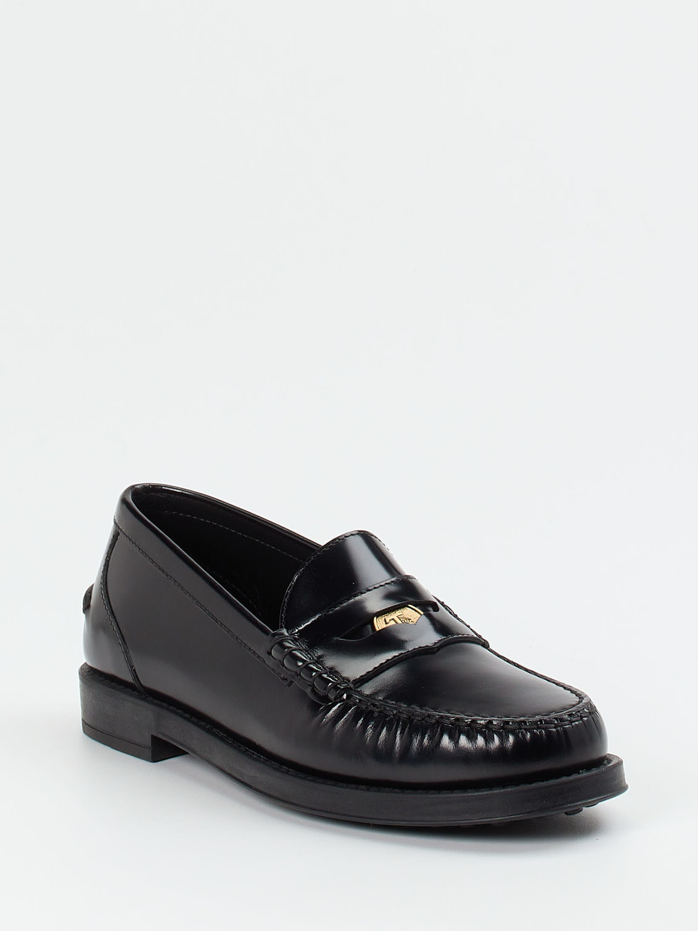 Tod's – Loafer aus Hochglanzleder Schwarz