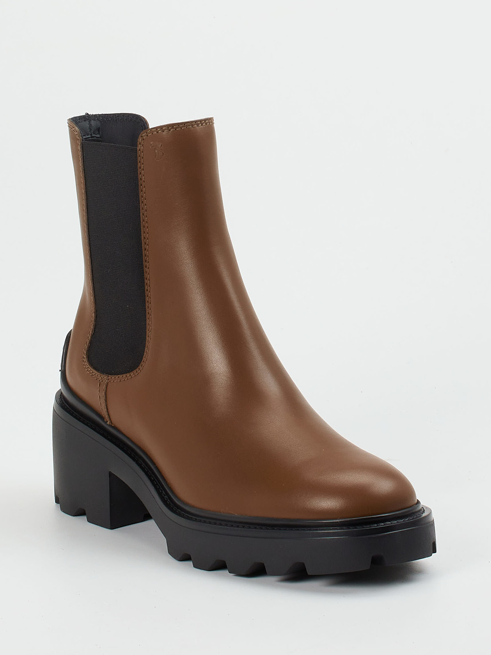 Tod's – Chelsea Boots aus Kalbleder in Braun