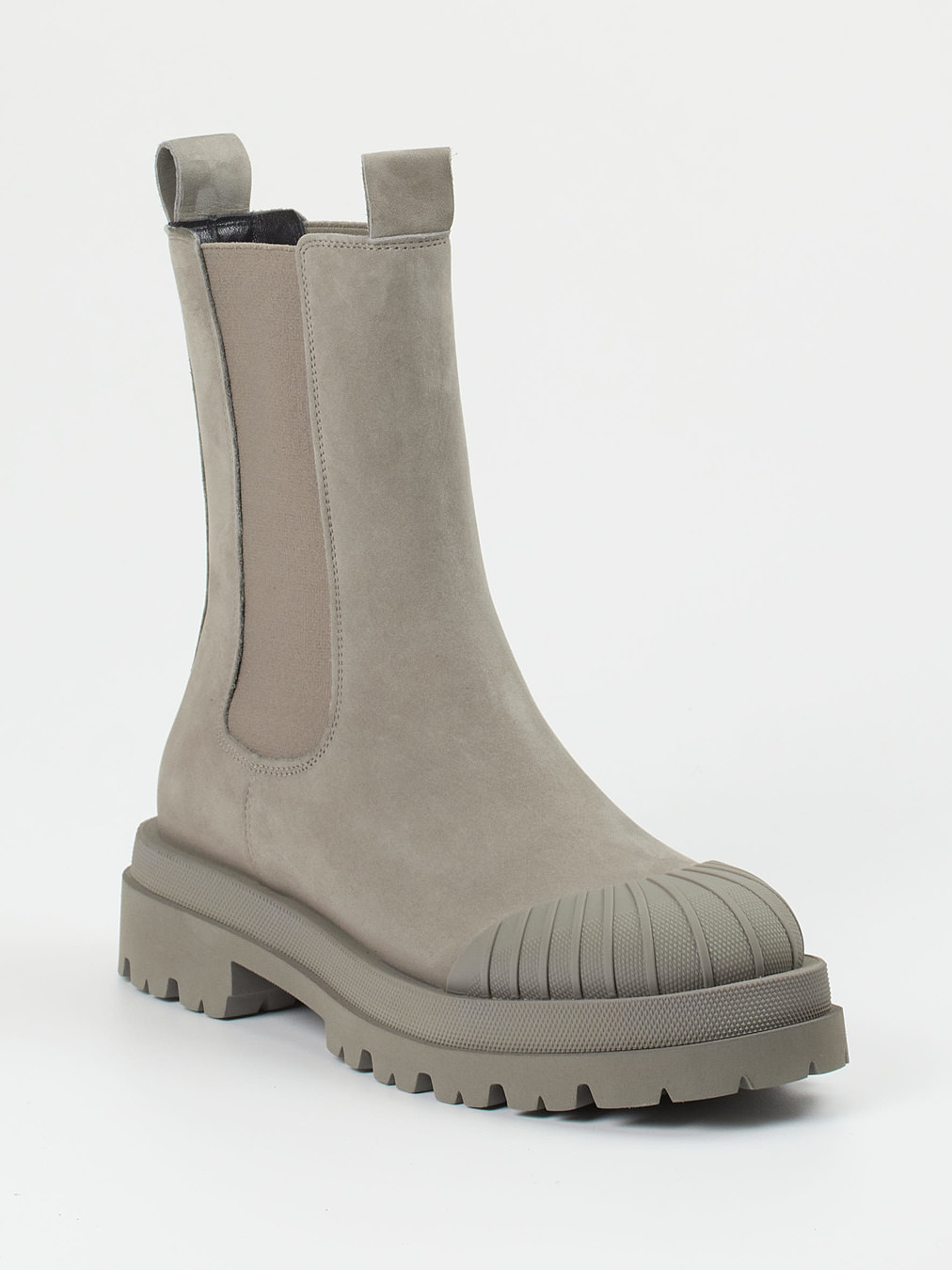 Kennel & Schmenger – Chelsea Boots aus Nubukleder Taupe