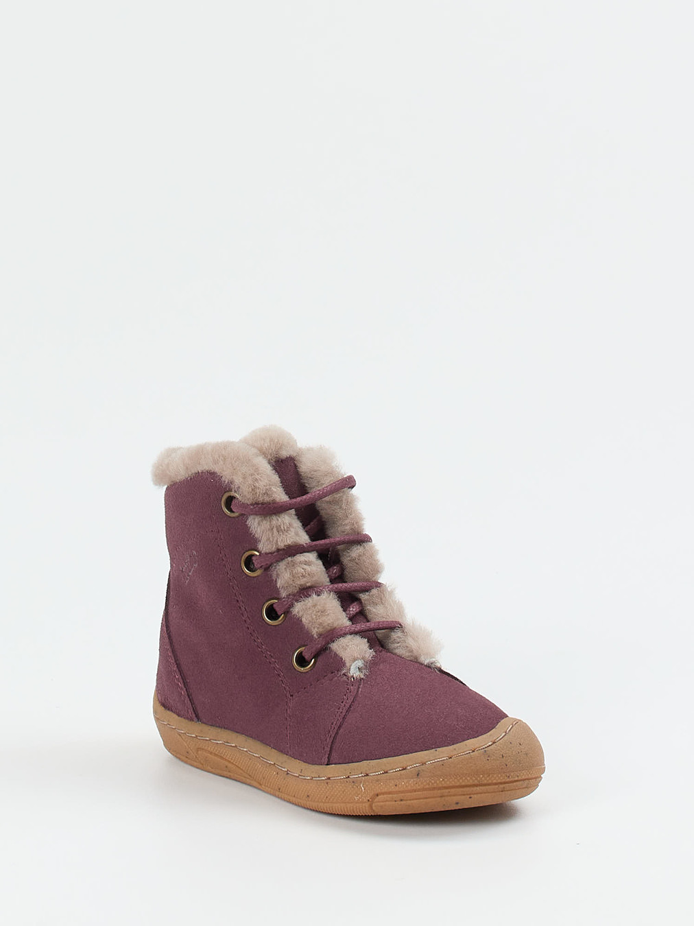 Froddo – Stiefeletten aus Veloursleder Pflaume