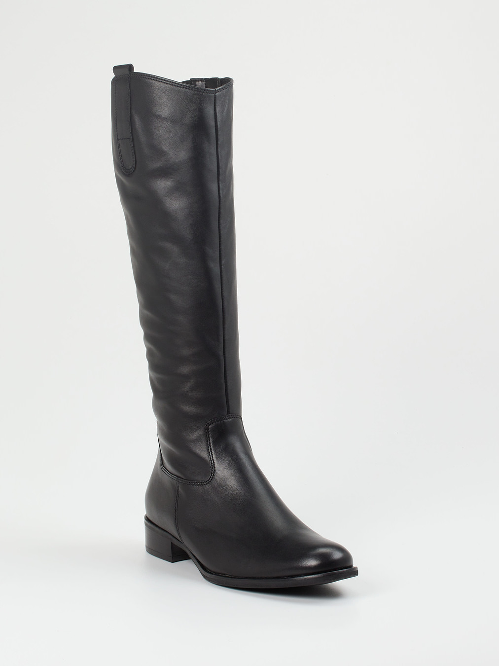 Gabor – Kniehohe Stiefel aus Kalbleder schwarz