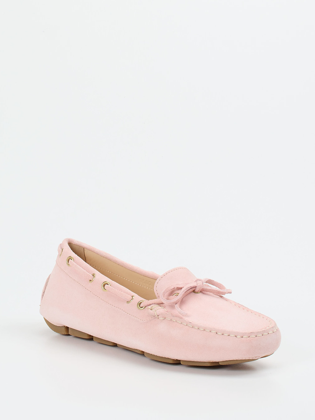 Ralph Harrison – Mokassins aus Veloursleder in Rosa