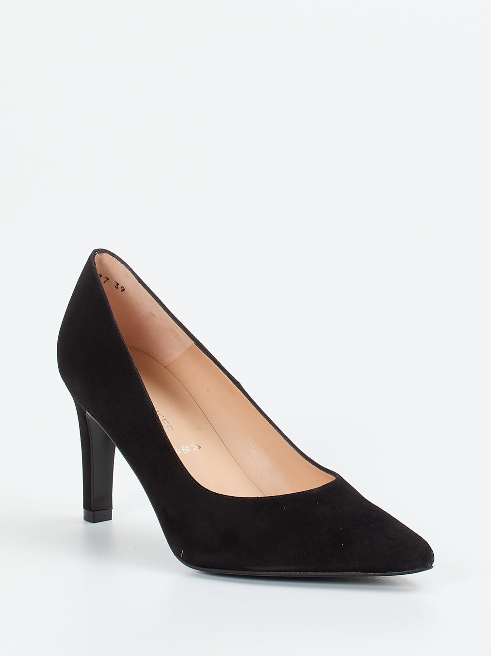 Peter Kaiser – Pumps aus Veloursleder schwarz
