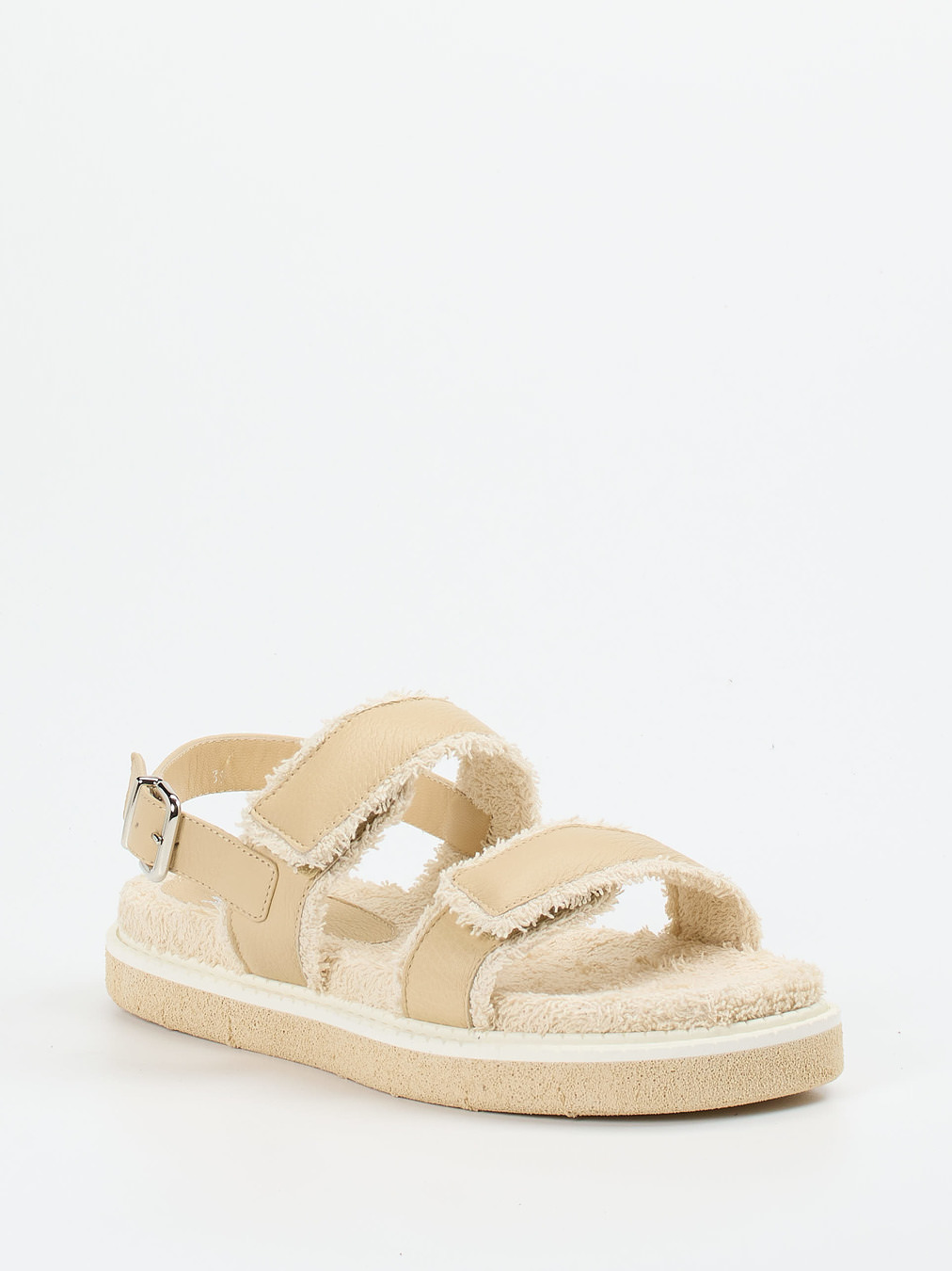 Truman's – Komfortsandale aus Elchleder Beige