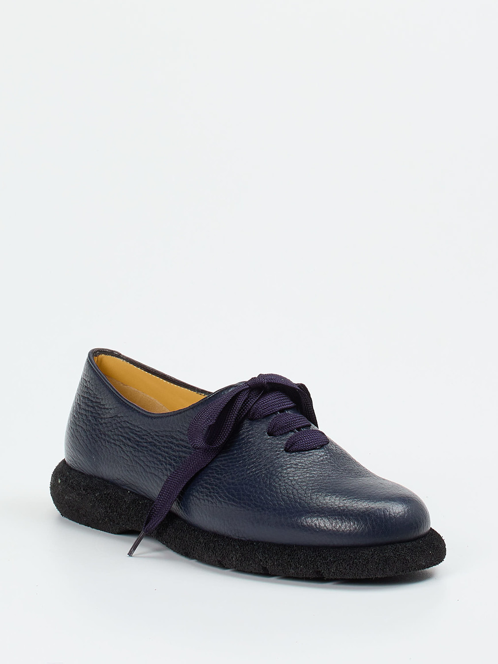 Truman's – Schnürschuh aus Elchleder Dunkelblau