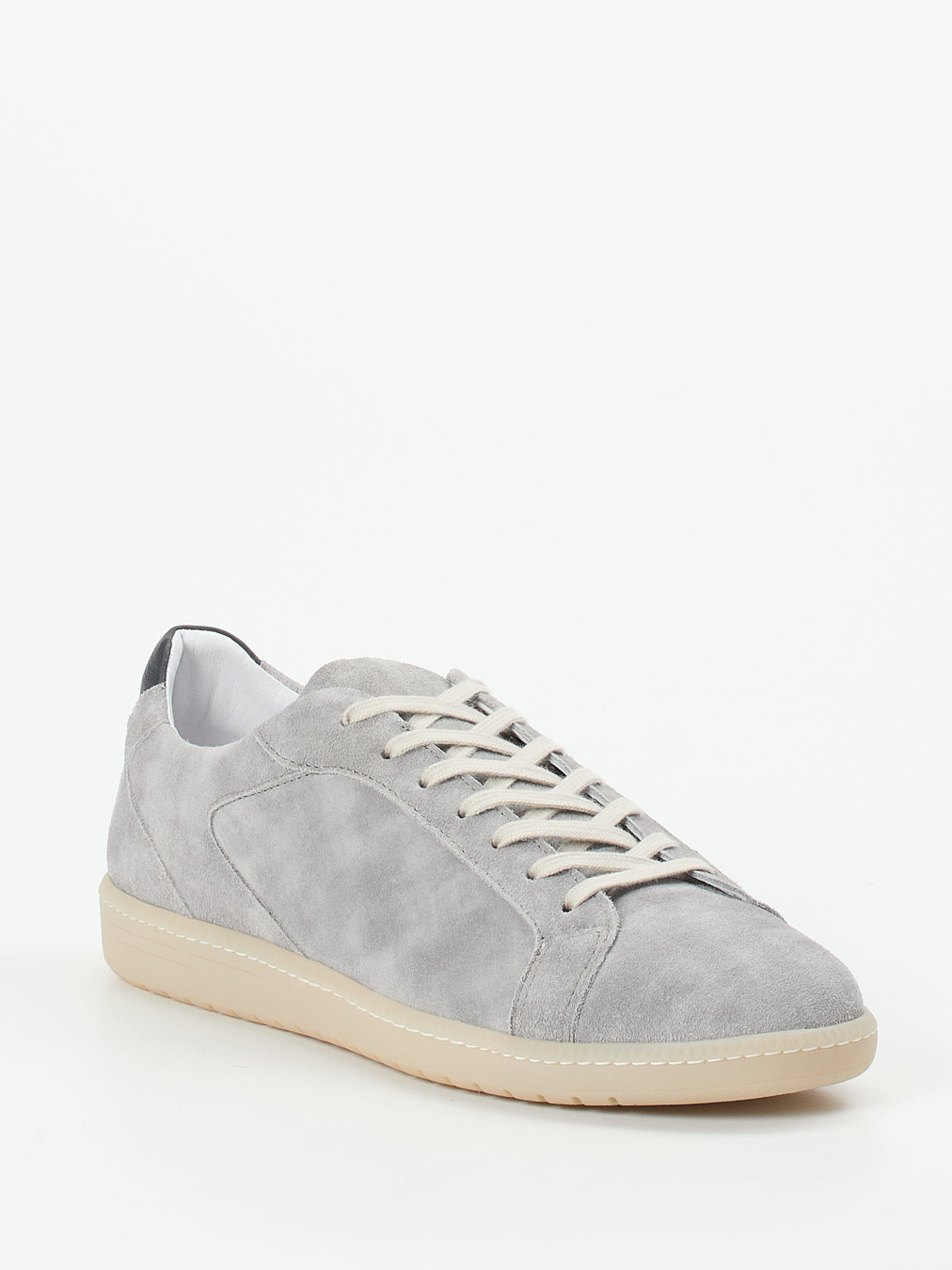 Ralph Harrison – Sneaker aus Veloursleder hellgrau