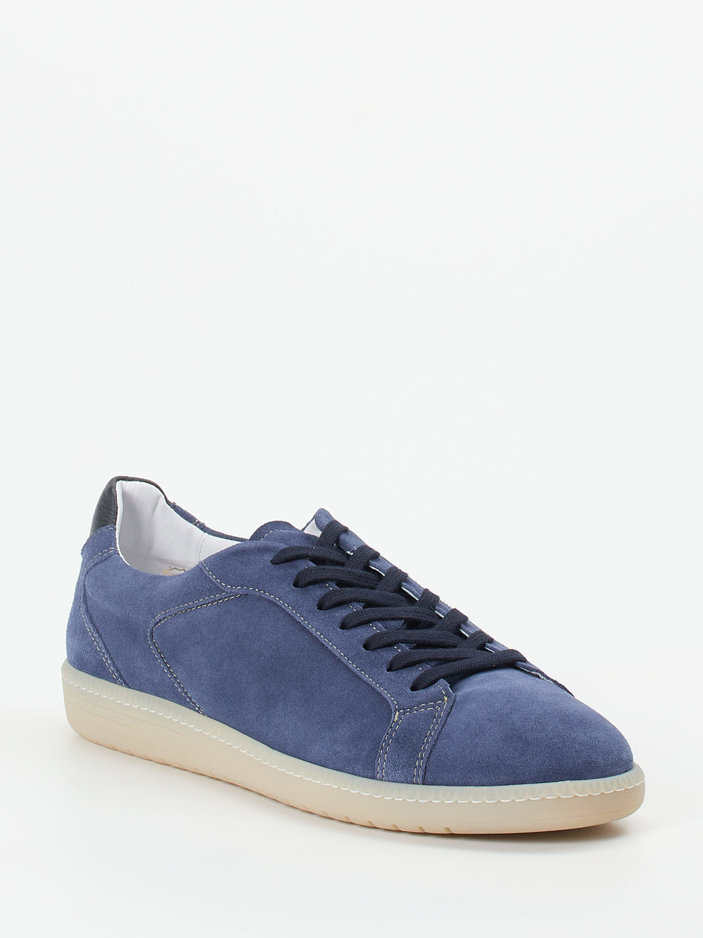 Ralph Harrison – Sneaker aus Veloursleder jeansblau