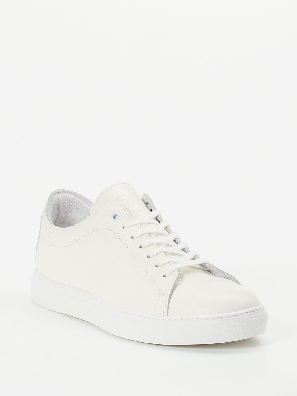 Konstantin Starke – Sneaker aus Kalbleder Off-White